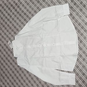 White men's button up shirt
